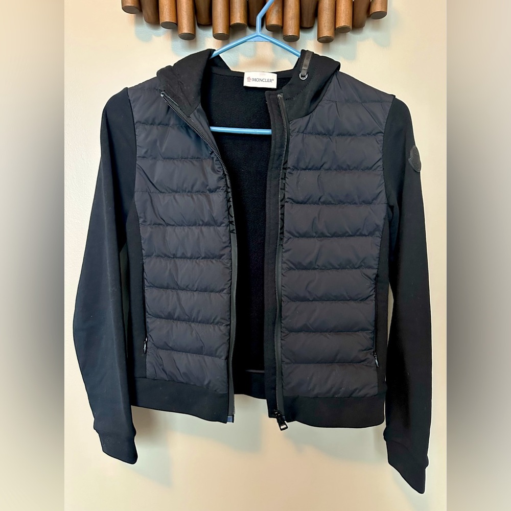 MONCLER Padded Cotton Goose Down Hoodie